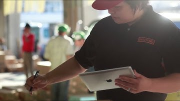 iPad 活用事例：丸友青果（FileMaker Pro & FileMaker Go）：動画で学ぶiPadビジネス導入事例