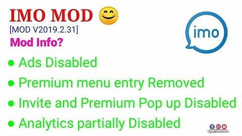 Imo Mod Download 2020 September! No Ad | কোনরকম এড ছাড়া ইমু ডাউনলোড করুন