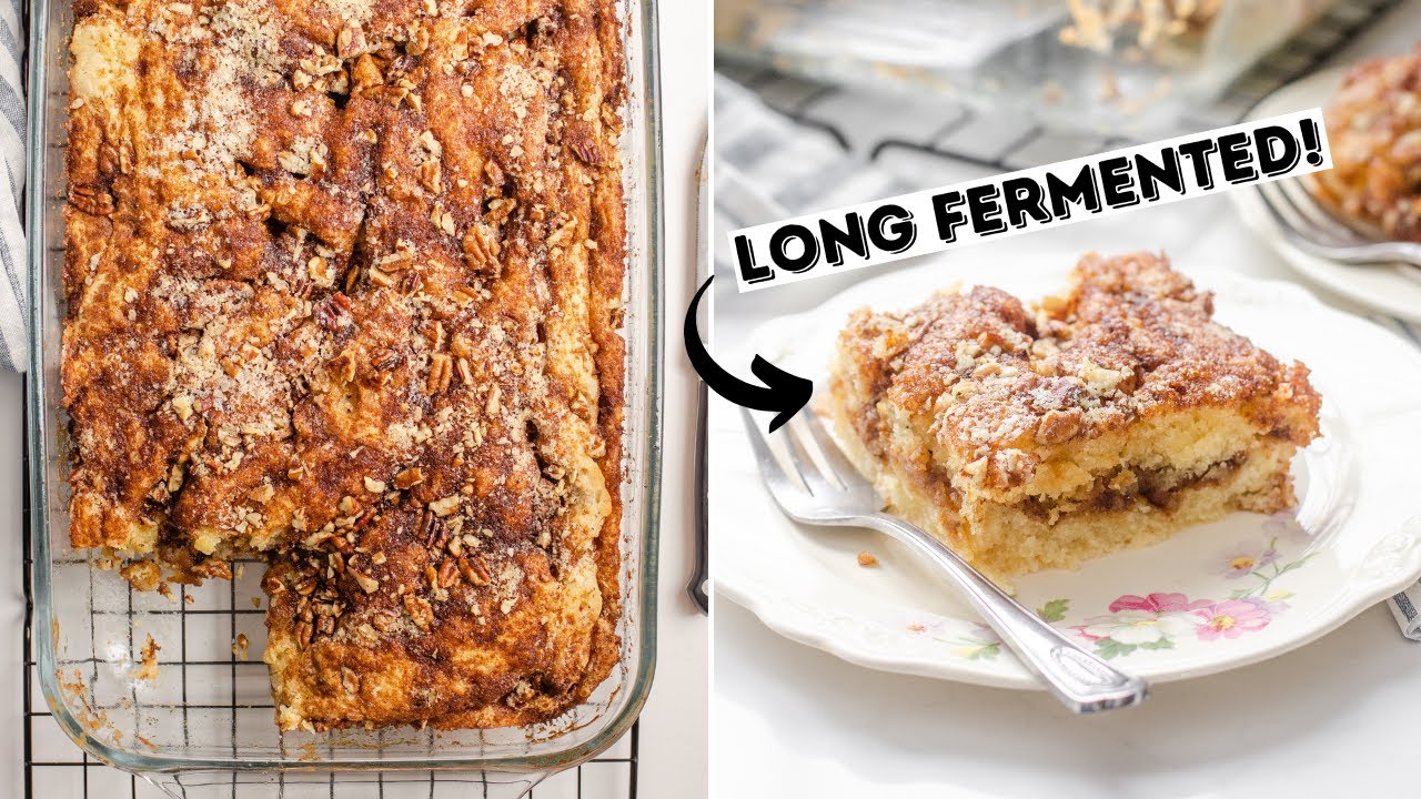 Easy Sourdough Coffee Cake (Overnight Recipe)