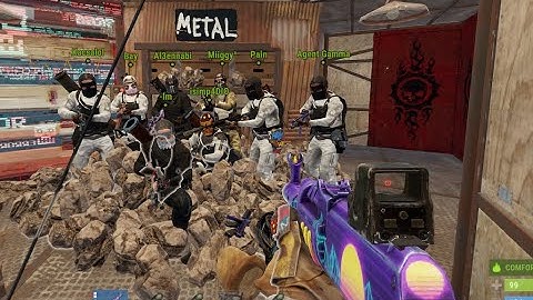 #CLS_? CLS CLS THE BIGGEST RAID IN  RUST HISTORY  83v11 +3K ROCKETS #CLS#1 #INFINITY #RUSTPVE