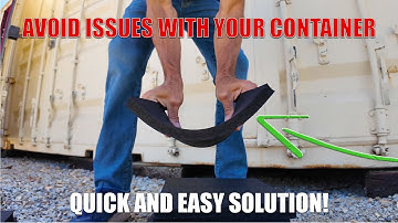 How to Level a Shipping Container | Easy and Affordable Container Leveling Pads | Onsite Storage