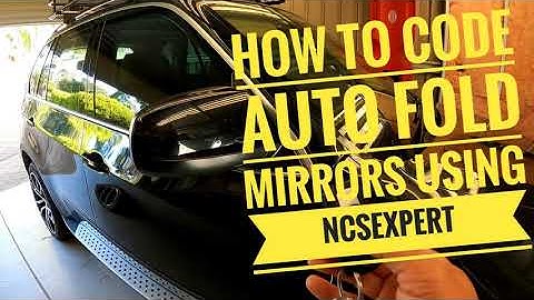 3-minute Step by Step: Activate folding mirror on BMW E70 using NCSExpert