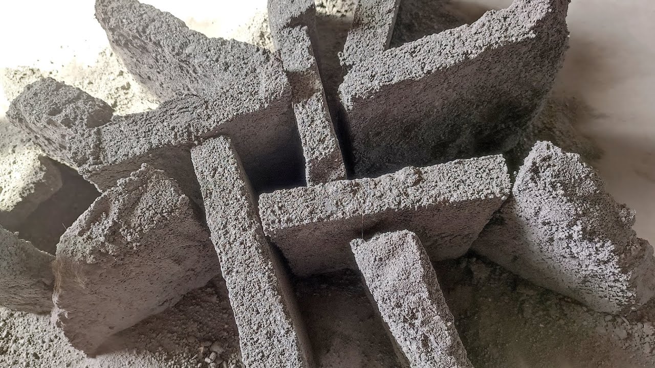 👉 Finally New 🎥 Super Crispy🤤 Dusty😷 Big Slabs Dry Floor Crumbling Paste Pouring On Top Mixing