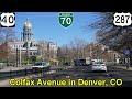 2K20 (EP 24) Colfax Avenue East thru Denver, Colorado (Longest Commercial Street in U.S.)