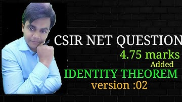 csir net problems in complex analysis version 2 has discussed by Pankaj kumar . bsc| btech| complex