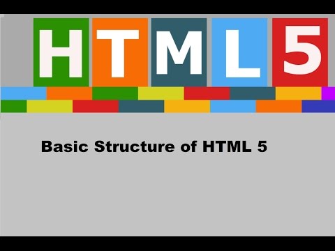 Basic Structure of HTML 5 | HTML 5 Tutorials for Beginners