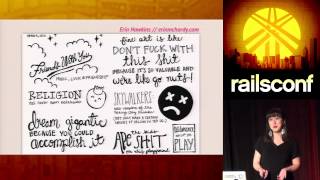 talk by Jessica Eldredge: Sketchnothing: Creative Notes for Technical Content