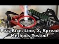 Best Thermal Paste Methods? (Pea, Rice, Line, X, Spread)