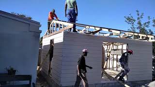 Nutec Home Build - Building the roof