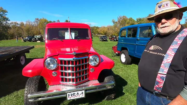 Cherry WO Pickup Truck at Mason-Dixon Show | JeepsterMan