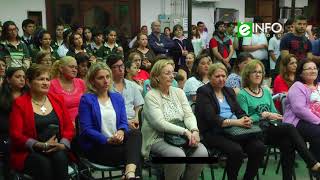 Susana Benítez Ministra De Educación Entrega De Notebooks En La Escuela Carmen Molina De Llano