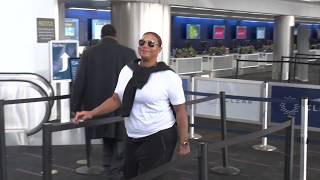 Queen Latifah Flies Solo After Recent Report Claims Rapper Is Lesbian