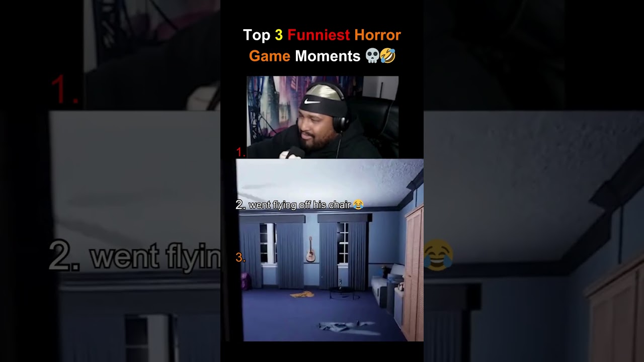 Top 3 Funniest Horror Game Moments👻🤣