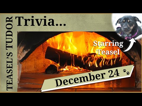 Teasel's Tudor Trivia - 24 December - Christmas Eve and the Yule Log