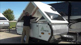 Setting up an Aliner Pop Up Camper  Mount Comfort RV