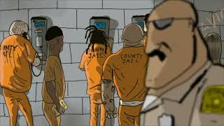 Jail Phone scene from the animated comedy ALL THAT GLITTERS