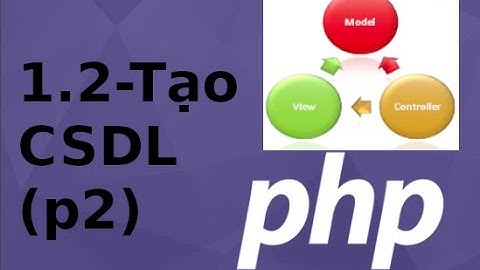 Lập trình PHP2 MVC - V1.2 - Thiết kế database trên mysql (p2)