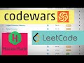 Are competitive coding sites a waste of time? Leetcode vs HackerRank vs Code Wars
