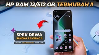 7 Rekomendasi HP RAM 12/512GB TERMURAH 2025! 🤯