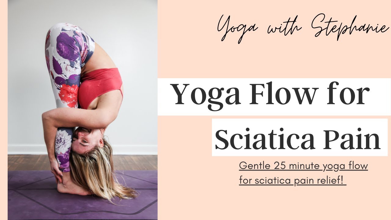 Yoga for Sciatica Pain | 20-Minute Yoga Flow | Yoga with Stephanie