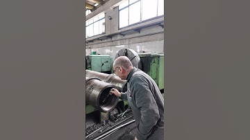 Inside micrometer measurement ✅ #manufacturing #machining #turning