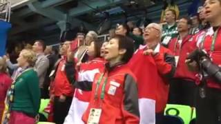 Majulah Singapura sung at Rio 2016 Olympic Games Schooling Olympic Champion