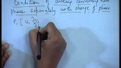 Mod-01 Lec-20 Lecture-20-Separated Flow Model - Condition of Choking