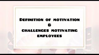 ADM501: Motivation in Workplace