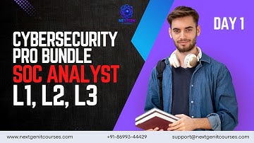 SOC Analyst Training from Scratch | Networking Fundamentals Day 1 | NextGen IT Courses