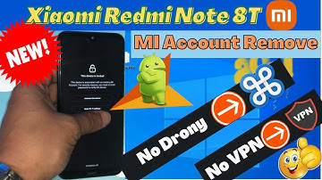 Xiaomi Redmi Note 8T /Note 8...Bypass Mi Account 🔐/ Frp lock One Click With Umt Pro 2021