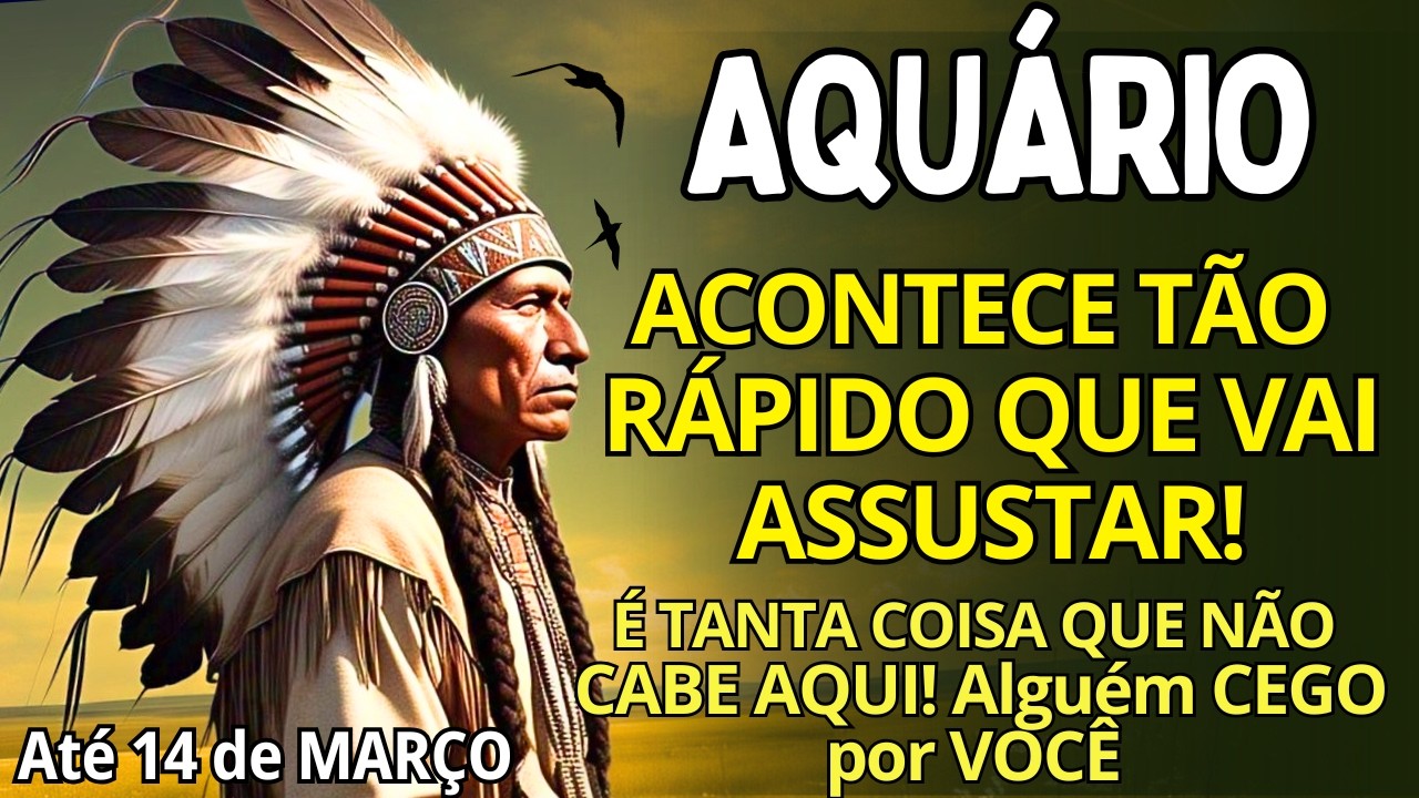 AQUÁRIO ♒ ACONTECE TÃO RÁPIDO QUE VAI ASSUSTAR😱 ALGUÉM CEGO POR VOCÊ TENTARÁ TE SEGURAR e MUITO MAIS