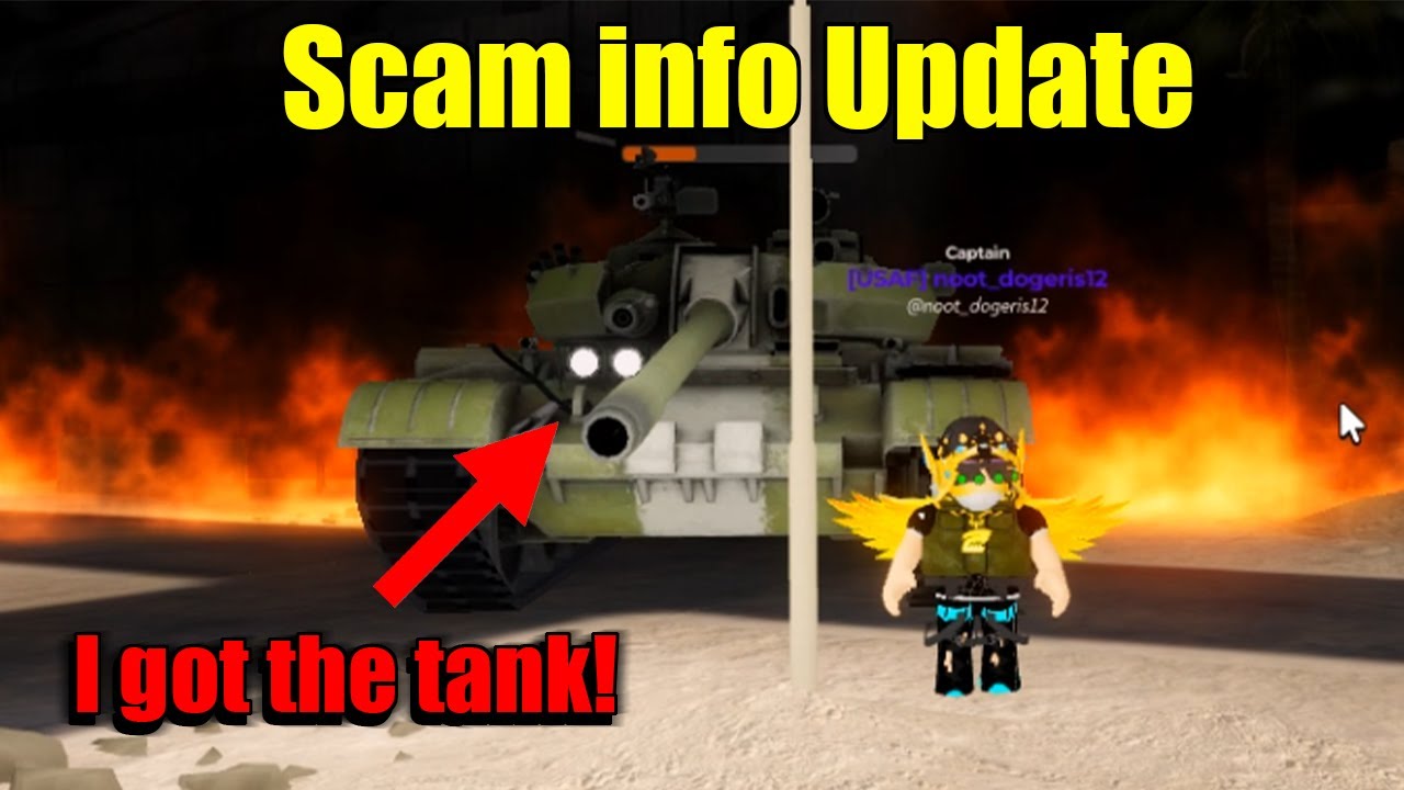 Scam update info (i got the tank)