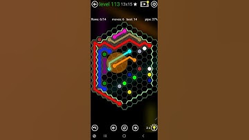 How To Solve Flow Free Hexes Jumbo Courtyard Pack Level 113 Board Walk Through Solution Walkthrough