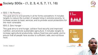 SDGs and Socio Ecological Systems: Economy SDGs ; Society SDGs ; Biosphere SDGs