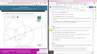 Geometry Construction Project 5: Perpendicular Lines- Case 1