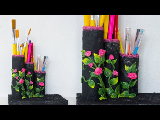 Kalakaram Make Your Own Lippan Art Pen Stand DIY Kit — Toycra
