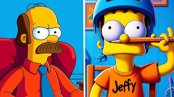 SML Characters as The Simpsons
