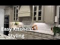Easy kitchen styling