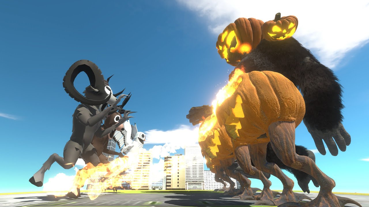 The last Halloween for The Deer, The Ram and the Owl - Animal Revolt Battle Simulator
