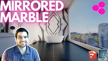 MIRRORED TEXTURES in LUMION! Sketchup to Lumion! Mirror Marble