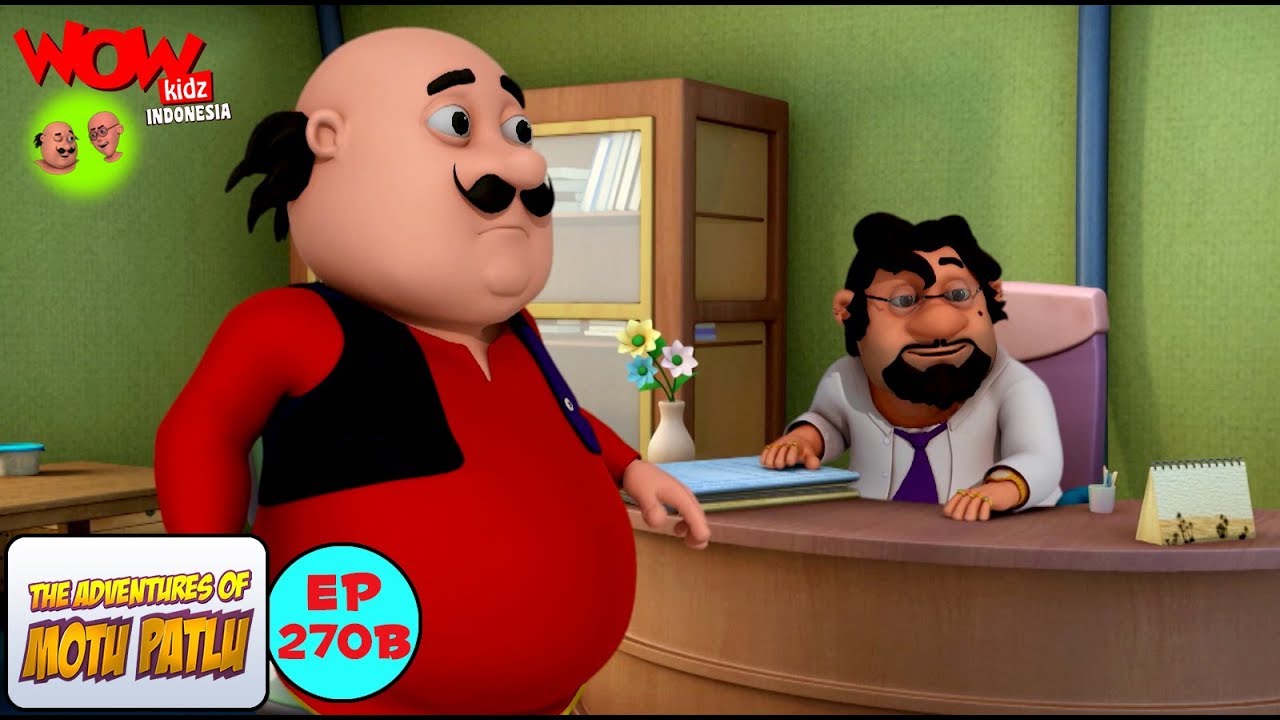 Motu Patlu dalam Bahasa Penyakit Motu Kartun  animasi  