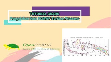 [Tutorial GrADS] Pengolahan Data ECMWF Surface Pressure Wilayah Indonesia