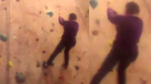 Ruth Ann Cope  climbs a rock wall at age 60 after ...