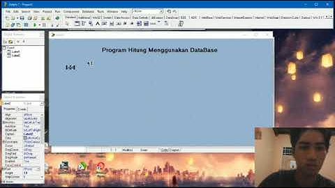 Program menghitung dengan menggunakan database di delphi 7