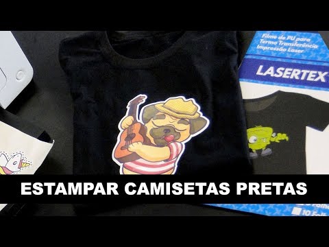 Lasertex - Solução para Personalizar Camisetas de Algodão - Maquina de Estampar Camiseta
