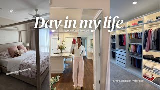 DAY IN MY LIFE💌 | my dream bed, Alphalete Black Friday deets, leg day, girlie chats