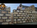 #house wall brick level and window frames design and little level complete