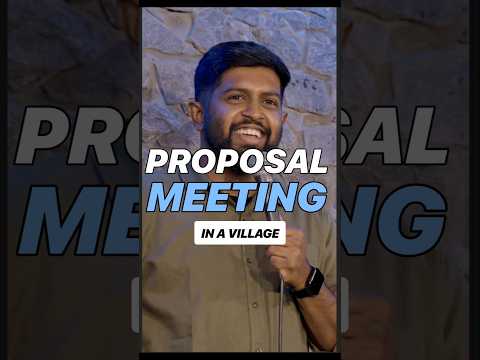 It was such a funny experience #standupcomedy #arrangemarriage #proposal