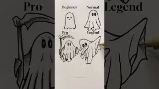 How to draw ghost👻 #shorts #art #drawing #ghost #halloween