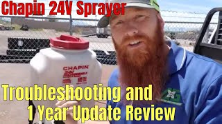 Troubleshooting and 1 Year Review Update Chapin 24 Volt Li-Ion Backpack Sprayer 4-Gallon